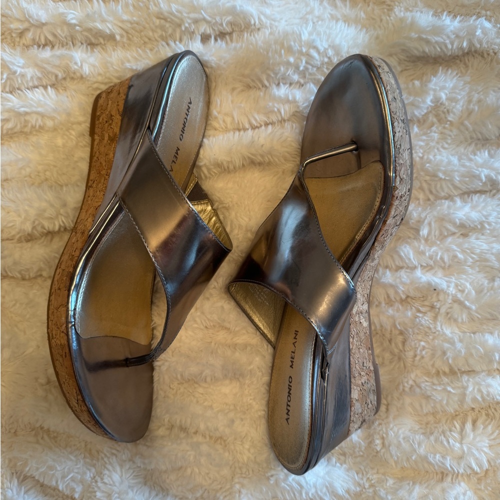 Antonio Melani Wedge Flip Flop
